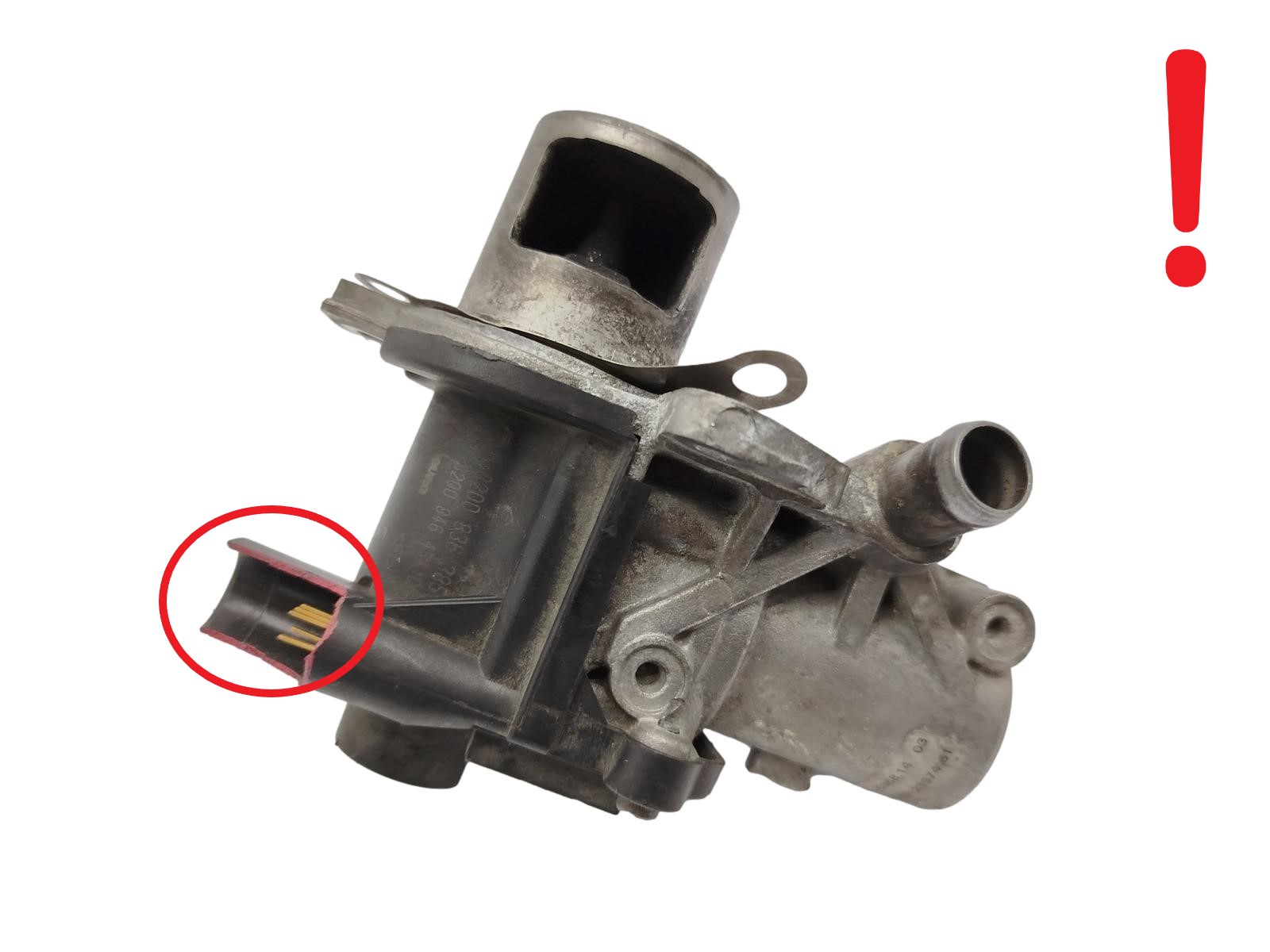 Soupape  Egr Renault 8200846454C 8200836385 1.5 DCI
