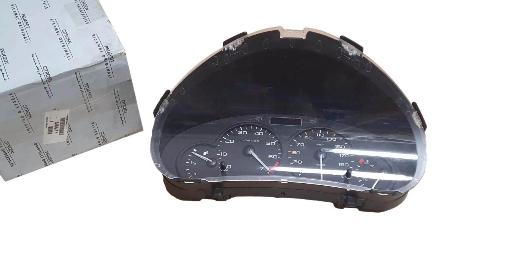 Bloc Compteurs Vitesse Nouvelle Original 6104TY 6104.TY Peugeot 206