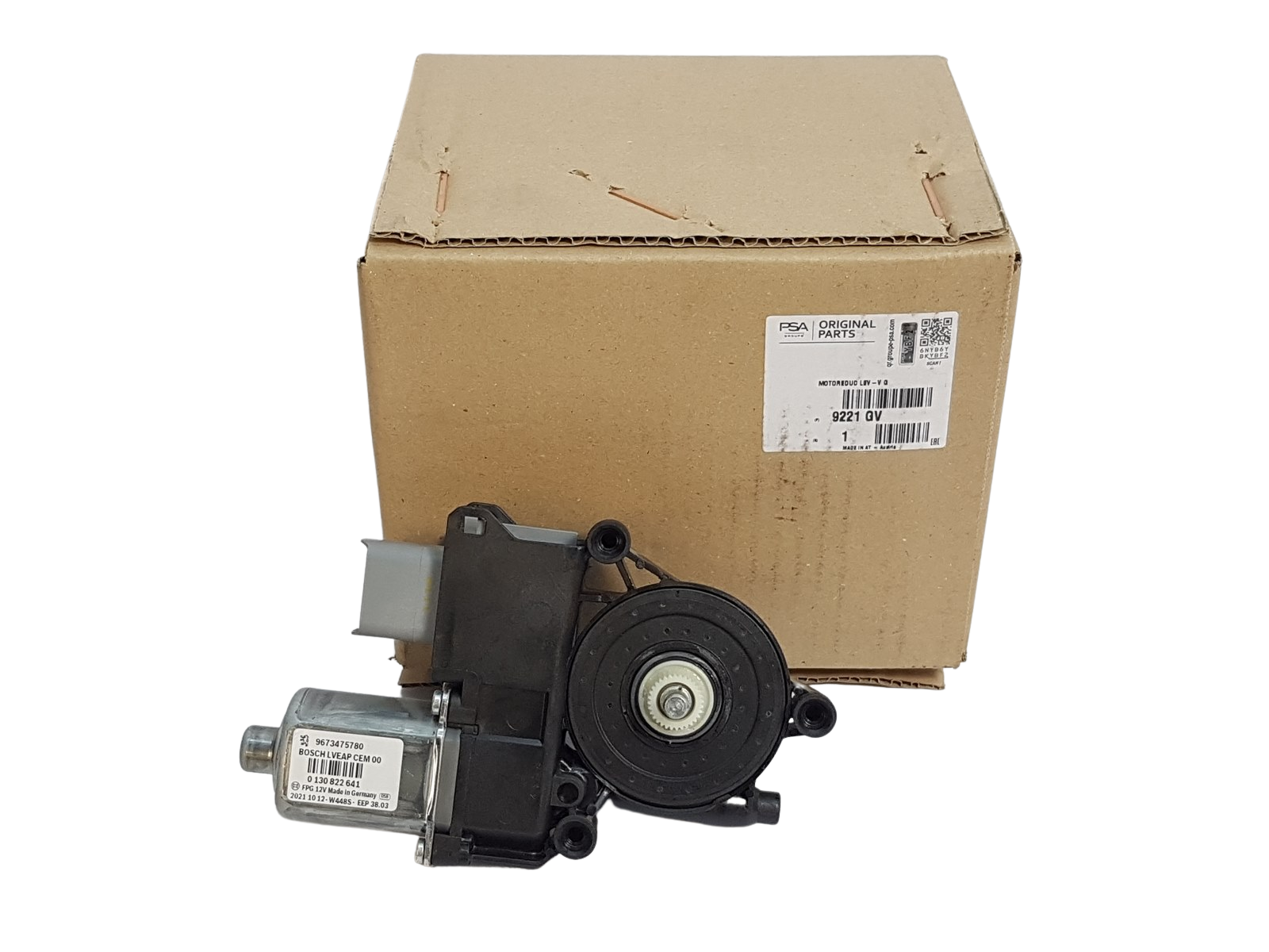Moteur De Levage De Fenêtre Gauche Original Citroen Peugeot 9221GV
