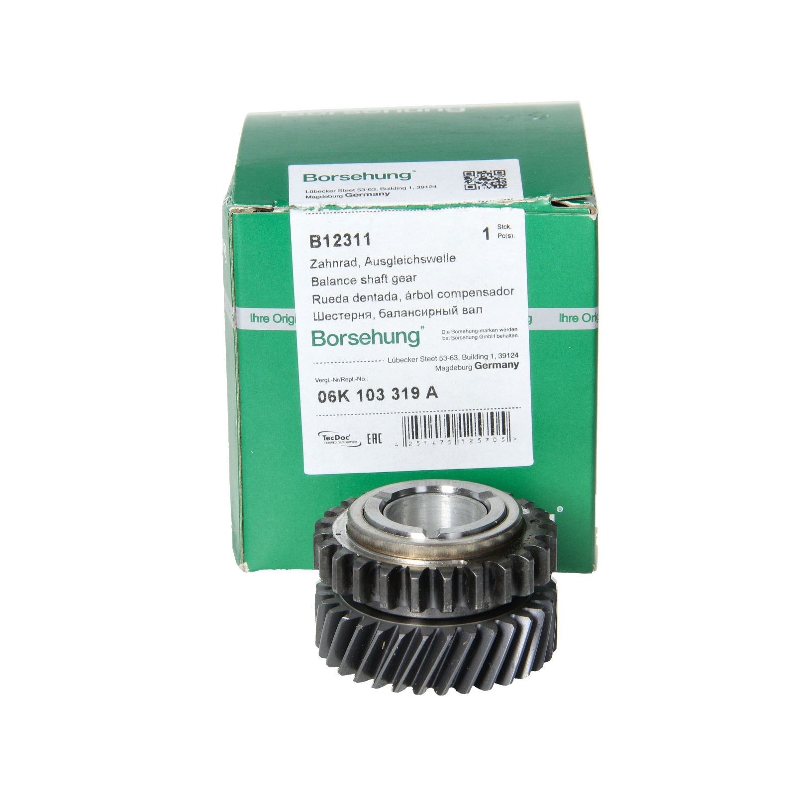 Pignon Pour VW Audi Seat Skoda 06K103319A B12311 Borsehung