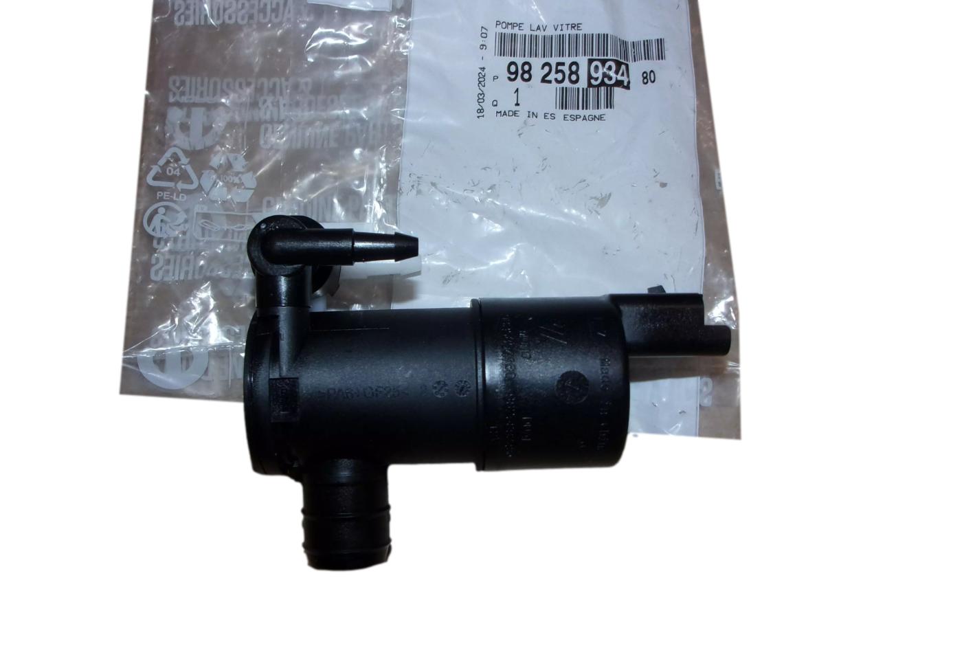 Pompe De Lave-Glace Original 9825893480 Citroen Peugeot