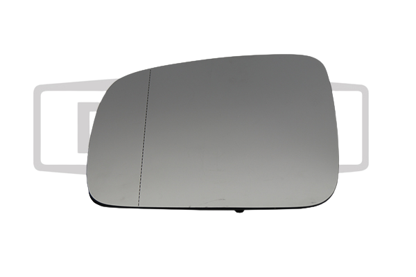 Verre de rétroviseur Gauche Pour VW T5 7H1857521A 88570105002 DPA
