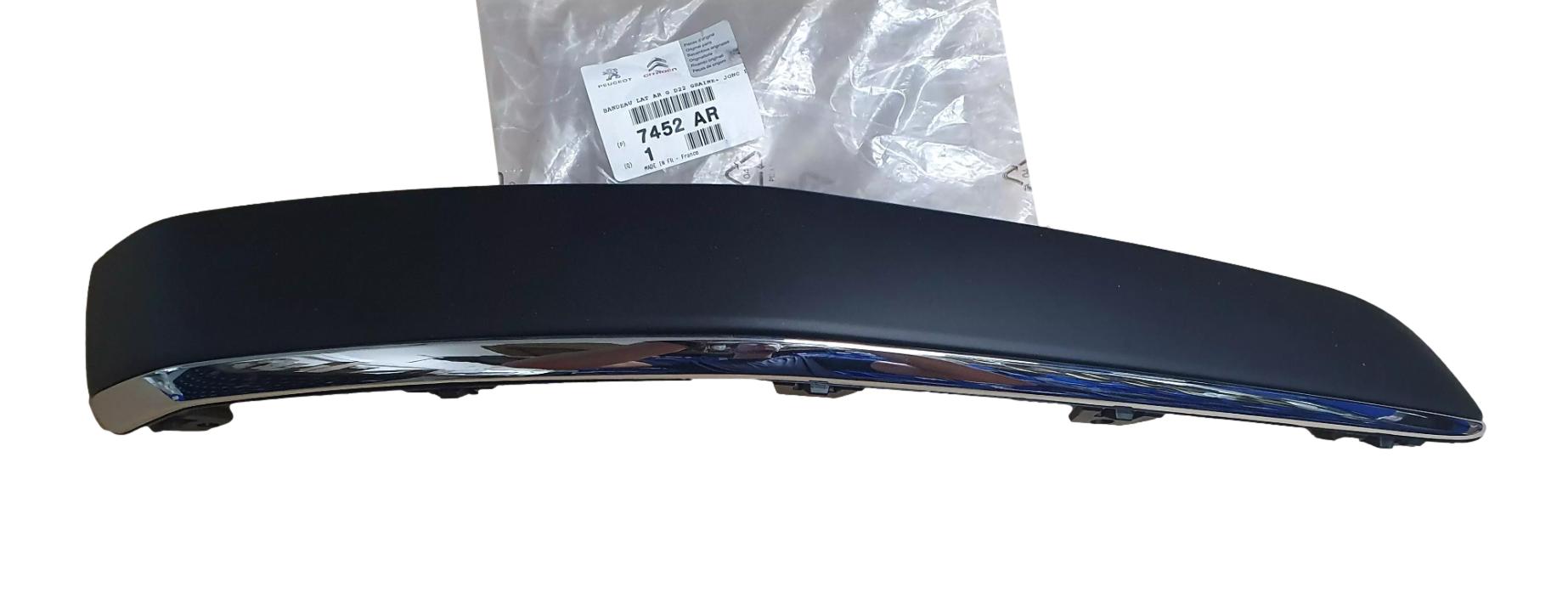 Moulure De Pare-Chocs Gauche Avant Original 7452AR 7452.AR Peugeot 407