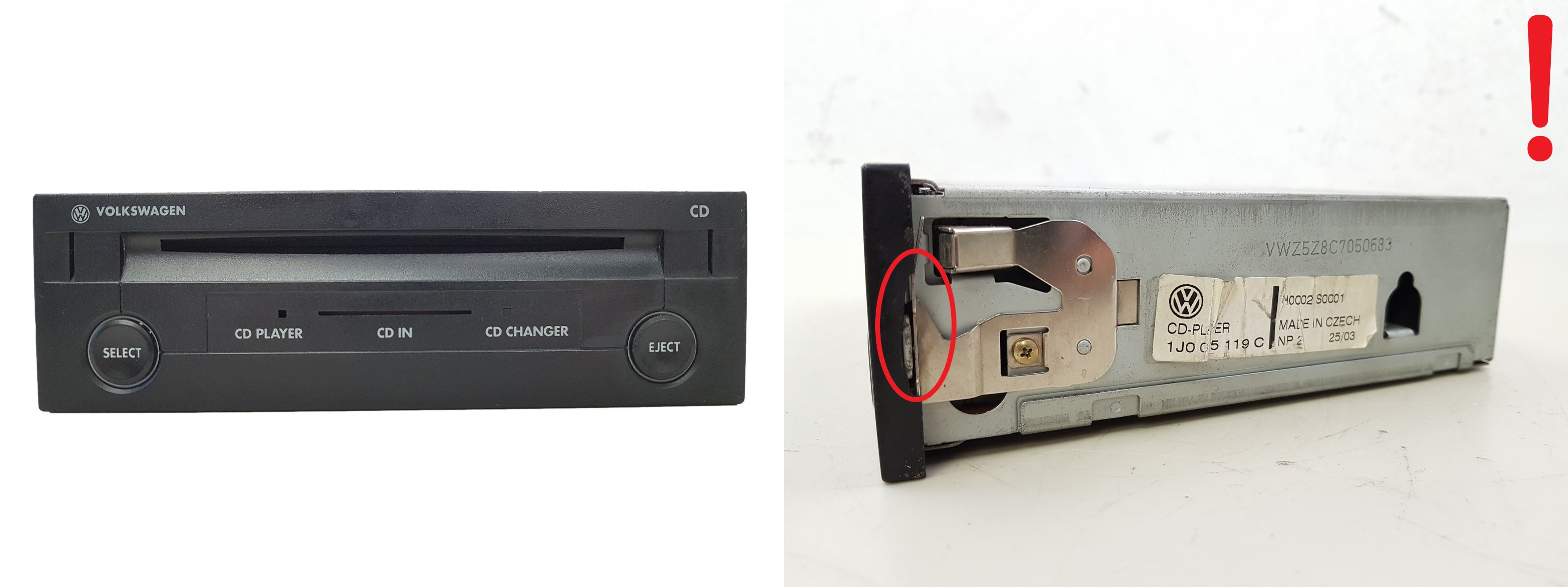 Echangeur Disques Cd Volkswagen 1J0035119C