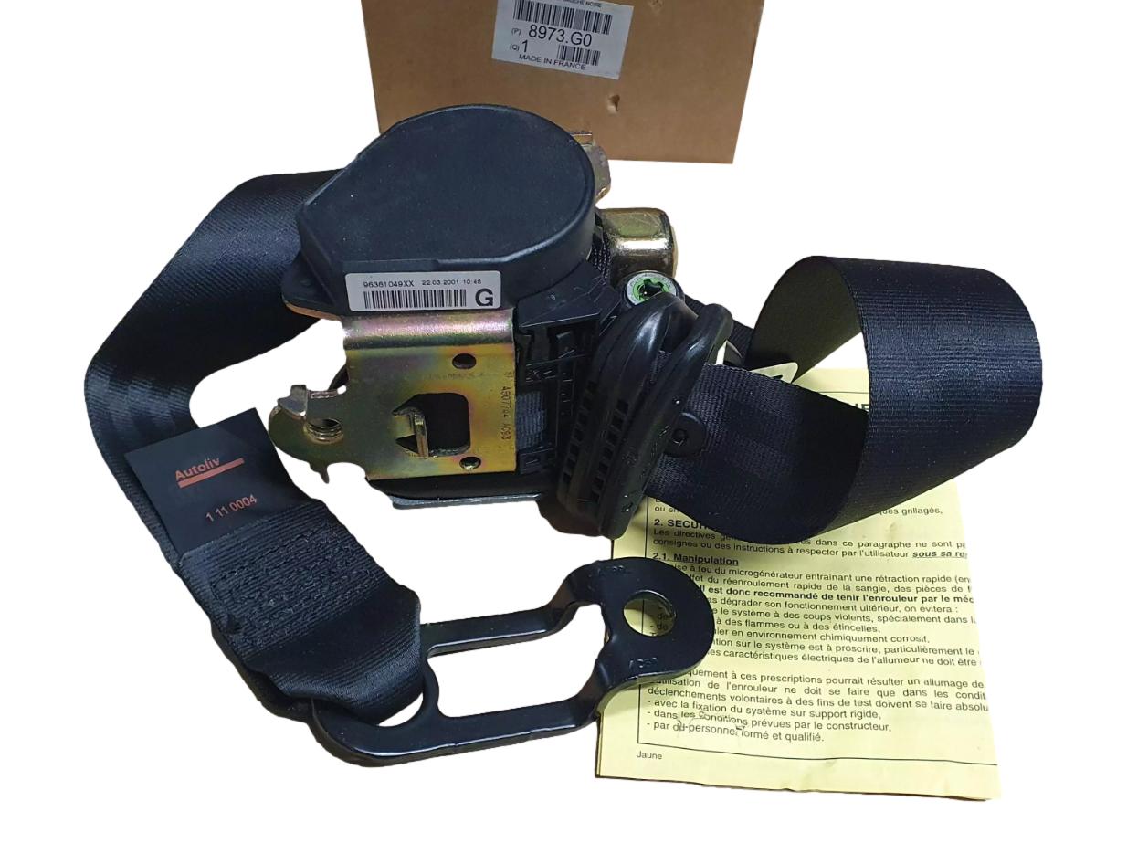 Ceinture De Sécurité Gauche Avant Original 8973G0 8973.G0 Peugeot
