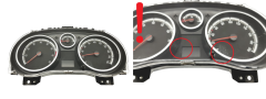 Bloc Compteurs Vitesse Opel Corsa D P0013312043 51859