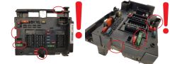 Calculateur BSM B3 9650664080 PSA Delphi 1302
