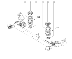 Ressort À Suspension Arrière Nouvelle Original Dacia Logan Sandero 2  550202497R