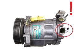 Compresseur De Climatisation 9656572280 SD7C16 Sanden 1305F Citroen C5 6453RS