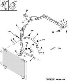 Tuyau De Climatisation Original Citroen Peugeot Xsara Picasso 6477D7 Tuyau De Climatisation Original Citroen Peugeot Xsara Picasso 6477D7
