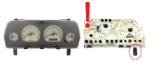 Bloc Compteurs Vitesse Rover 25 RG/22991 AR0054204 UK-NSI 55165