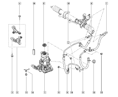 Tuyau De Direction Assistée Original Trafic  Vivaro NV300 Vito 497254803R