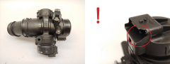 Boitier Papillon D’admission 0345E7 25365223 1.6hdi Citroen Peugeot Delphi 5101