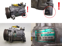 Compresseur De Climatisation 6453WW 9648138980 SD7C16 1301F 2.0HDI Peugeot