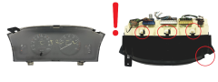 Bloc Compteurs Vitesse Citroen ZX 9611630780 54516