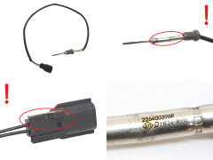 Capteur De Température De Gaz D`Echappement 226400396R Master 3 Movano 2 2.3dCi