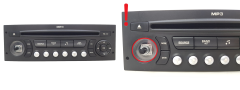 Radio Cd Mp3 Citroen Peugeot 96633422XT A2C53119559
