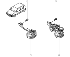 Klaxon,Avertisseur Sonore Original Renault Clio II 8200871430 Klaxon,Avertisseur Sonore Original Renault Clio II 8200871430