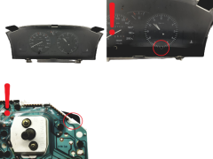 Bloc Compteurs Vitesse Citroen ZX 9602824980 49752