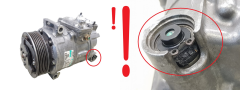 Compresseur De Climatisation 1K0820859F Sanden PXE16 8681F VW Audi Seat Skoda