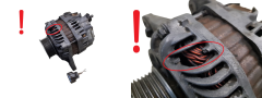 Alternateur 1800A007 A5TG0491ZT 90A Mitsubishi
