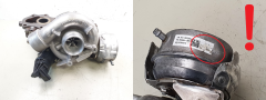 Turbocompresseur 144118020R 144117591R 2.3 dCi Renault Master 3 40000 km