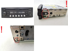 Radio Cd Peugeot 307 9664770077 96647700XT Blaupunkt Radio Cd Peugeot 307 9664770077 96647700XT Blaupunkt