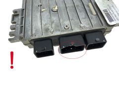 Calculateur 5WS40030B-T 9646449280 9644302380 SID801 PSA Siemens 60597