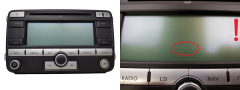 Radio Cd Mp3 Navi Volkswagen 1K0035191D 7612002044 Blaupunkt 1096