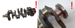 Arbre Vilebrequin 8200314793 2.2 dci G9T710 Master 2 -03 Espace 3