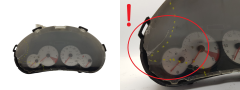 Bloc Compteurs Vitesse Peugeot 206 9656696280 000500809 1067