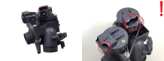 Boitier Papillon D’admission Citroen Peugeot Mini 9686487880 1.6 HDI Delphi