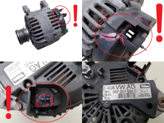 Alternateur VW AG 06F903023C TG14C011 Valeo 140A 1076 Alternateur VW AG 06F903023C TG14C011 Valeo 140A 1076
