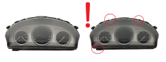 Bloc Compteurs Vitesse Mercedes C W204 A2045404548 VDO 55962