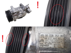 Compresseur De Climatisation 447150-5201 5SEL12C 9802875780 9801764380 Peugeot Compresseur De Climatisation 447150-5201 5SEL12C 9802875780 9801764380 Peugeot