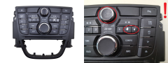 Panneau de configuration Radio Opel Meriva B 13362776 CD400