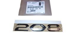 Emblème Arrière Original 98284028DX Peugeot 208