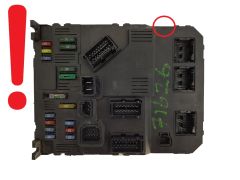 Calculateur BSI-S02-00 S120104700L 9655708380 PSA Siemens 1245