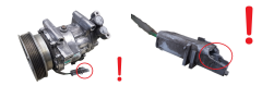 Compresseur De Climatisation 8200953359 SD6V12 1918 Sanden Renault Nissan 1031