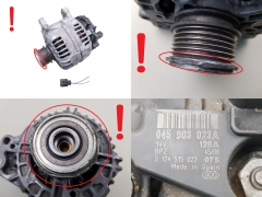 Alternateur 045903023A Bosch 0124515022 120A VW AG