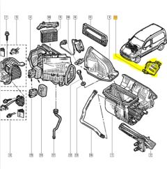 Calculateur De Confort Original Renault Kangoo  AC 8200095112 Calculateur De Confort Original Renault Kangoo  AC 8200095112