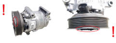 Compresseur De Climatisation 8200940837 Delphi 01140854 Renault Scenic 2 1047 Compresseur De Climatisation 8200940837 Delphi 01140854 Renault Scenic 2 1047
