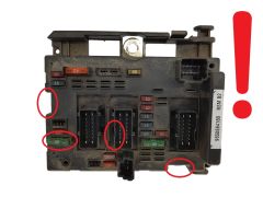 Calculateur BSM B2 9650664180 PSA Delphi 1247