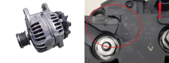 Alternateur 8200660034 0124525139 150A Bosch 1.5 DCI Renault 1021 Alternateur 8200660034 0124525139 150A Bosch 1.5 DCI Renault 1021