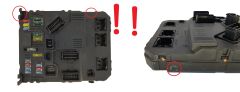 Calculateur BSI-S02-00 9662463380 S120104700N PSA Siemens 