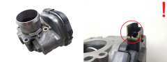Boitier Papillon D’admission Citroen Peugeot 9673534480 1.6 HDI Delphi 2686