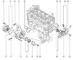 Joint Original Renault Nissan 1.4 TCe H4F 110620001R