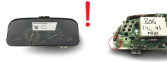 Bloc Compteurs Vitesse Peugeot 306 9610192480 09033509902 54763
