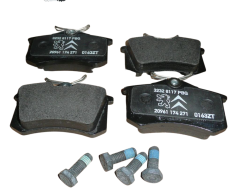 Plaquettes De Frein Arrière Original Citroen Peugeot C2 C3 DS3 207 208 425441 Plaquettes De Frein Arrière Original Citroen Peugeot C2 C3 DS3 207 208 425441