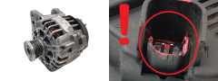 Alternateur SG12B072 8200206251 Renault 